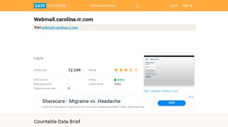 
                            11. Webmail.carolina.rr.com: Log In - Easy Counter