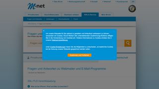 
                            4. Webmailer und E-Mail-Programme - M-net