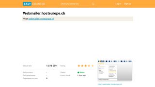 
                            9. Webmailer.hosteurope.ch: Webmailer Login