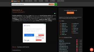 
                            7. Webmail.es - Hostalia: hostalia.webmail.es - traffic …