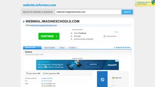 
                            4. webmail.imagineschools.com at Website Informer. Outlook ...