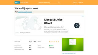 
                            5. Webmail.joopbox.com: JOOPmail - Easy Counter