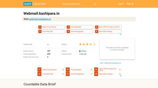 
                            8. Webmail.kashipara.in - easycounter.com