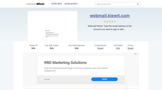 
                            5. Webmail.kiewit.com website. Something went wrong.