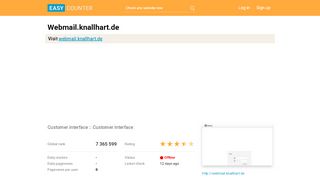 
                            8. Webmail.knallhart.de: Customer interface :: Customer interface