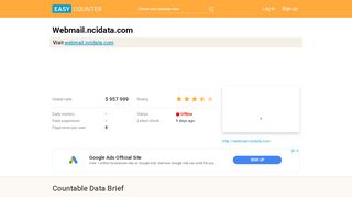 
                            3. Webmail.ncidata.com - Easy Counter