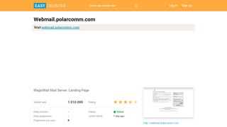 
                            5. Webmail.polarcomm.com: MagicMail Mail Server: Landing Page