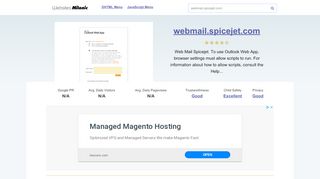 
                            9. Webmail.spicejet.com website. Outlook Web App.