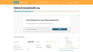 
                            6. Webmail.templehealth.org: Outlook Web App - Easy Counter