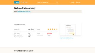 
                            2. Webmail.tnb.com.my: Outlook Web App - Easy …