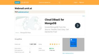 
                            7. Webmail.umit.at: GroupWise - Easy Counter