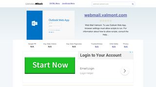 
                            4. Webmail.valmont.com website. Outlook Web App.