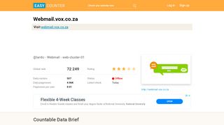 
                            6. Webmail.vox.co.za: @lantic - Webmail - web-cluster-01