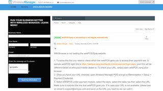 
                            3. webPOS Epay is not working or not logging automatically