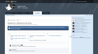 
                            7. Webserver, OpenSource & Linux - easy-coding.de