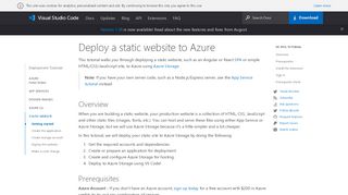 
                            7. Website deployment with Azure Storage - Visual Studio Code