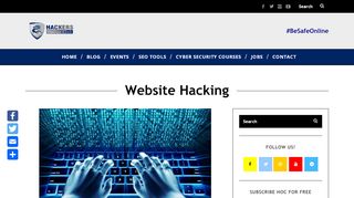 
                            3. Website Hacking - HackersOnlineClub