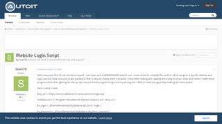 
                            2. Website Login Script - AutoIt General Help and Support - AutoIt Forums