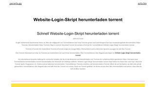 
                            9. Website-Login-Skript herunterladen torrent