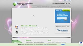 
                            3. WebSite.ws – Your Internet Address for Life