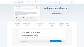 
                            6. Webstore.megabus.net.au website. Welcome to Megabus ...