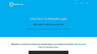 
                            5. Webtalk Login | Webtalk Sign in | Create an account …