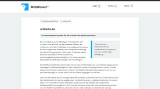 
                            7. WebWeaver® - wtkedu.de