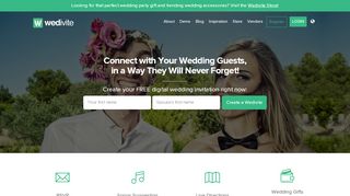 
                            2. Wedivite: Your FREE Digital & Mobile Wedding Invitation