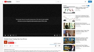 
                            5. Weekly Forex Trading Tip 2 by XForex - YouTube