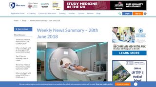 
                            3. Weekly News Summary - 28th June 2018 - The Medic Portal