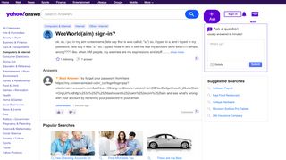 
                            9. WeeWorld(aim) sign-in? | Yahoo Answers