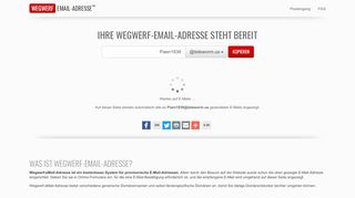 
                            8. Wegwerf-eMail-Adresse - Kostenlose …