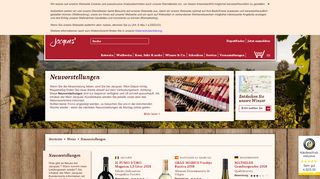 
                            3. Wein Neuvorstellungen online kaufen | Jacques' Wein-Depot