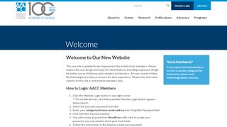 
                            8. Welcome - AACC