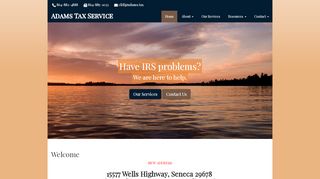 
                            2. Welcome | Adams Tax Service