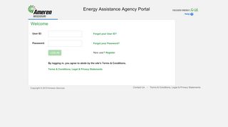 
                            7. Welcome - Ameren Energy Assistance Agency Portal