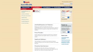 
                            10. Welcome AmeriHealth Members