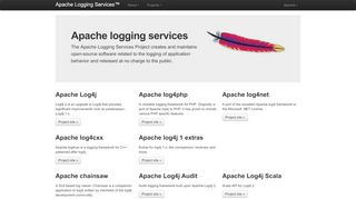 
                            7. Welcome - Apache Logging Services