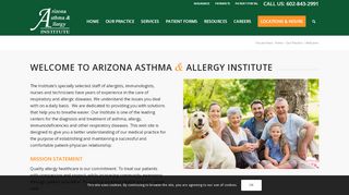 
                            2. Welcome! – Arizona Asthma and Allergy Institute