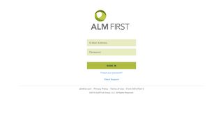 
                            1. Welcome Back - ALMFirst Client Portal