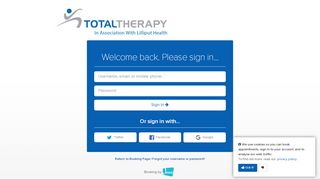 
                            6. Welcome back. Please sign in... - Total Therapy