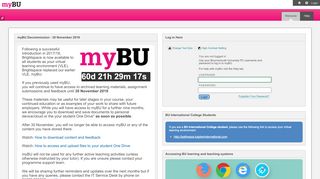 
                            8. Welcome – Blackboard Learn - Bournemouth University