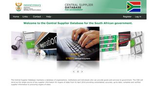 
                            10. Welcome - Central Supplier Database Application