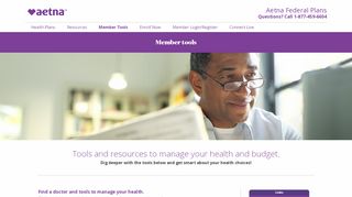 
                            1. Welcome Federal Employees | Member tools - Aetna