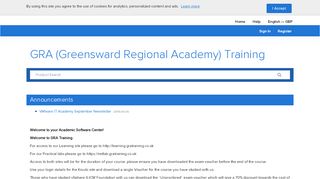 
                            3. Welcome | GRA (Greensward Regional Academy) Training ...