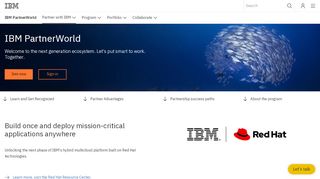 
                            3. Welcome | IBM PartnerWorld