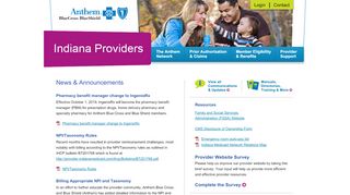 
                            5. Welcome | Indiana Providers - Anthem BCBS