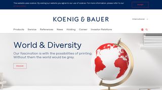 
                            2. Welcome | Koenig & Bauer | we're on it.