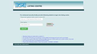 
                            4. Welcome LISTING - BSE