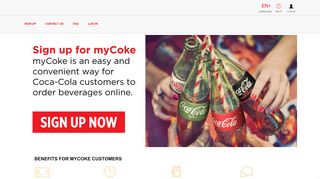 
                            4. Welcome | myCoke.ca